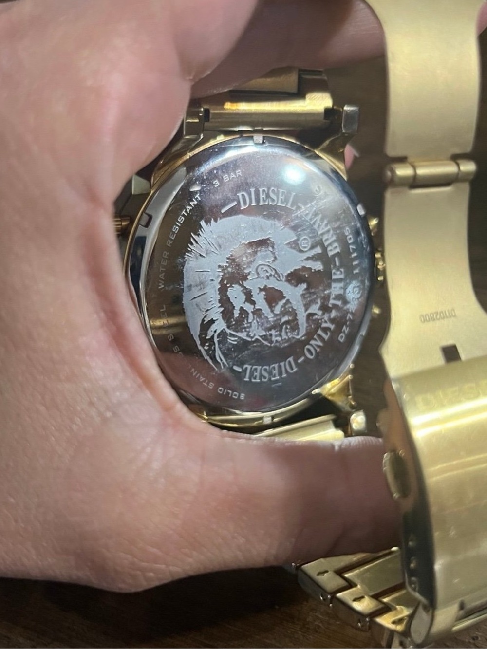 Diesel DZ7333 Mr Daddy 2.0 Chronograph Gold Stainless Steel Watch. - Picture 5 of 7